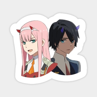 Zero Two Hiro Magnet