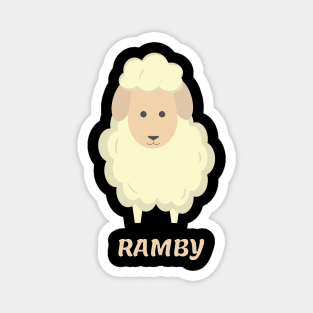RAMBY - The Cute Sheep | Funny Little Lamb Magnet