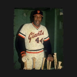 Willie McCovey - Left Oakland Athletics, Signed With San Francisco Giants T-Shirt