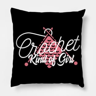 Crochet Kind Of Girl Pillow