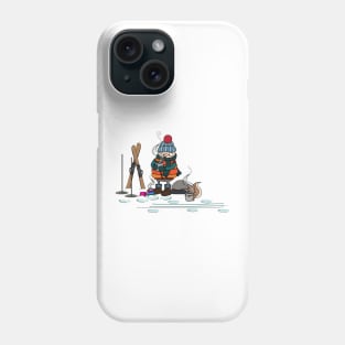 Coffee moment in ski trip Phone Case