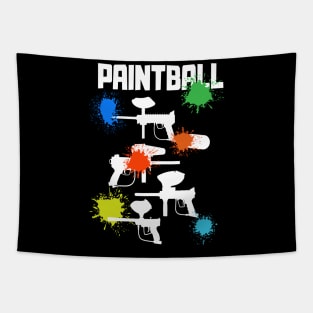 Paintball player Gotcha Paintballer gift idea Tapestry