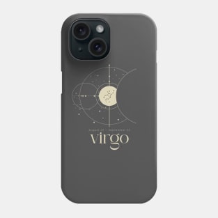 Aesthetic Virgo Zodiac Sign Minimalist Phone Case