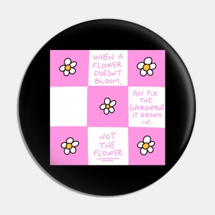 Blooming Flower Pin