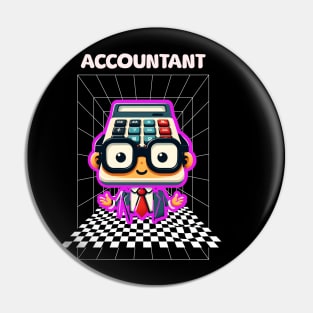 Funny Accountant Pin