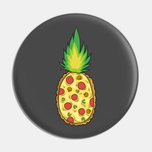 Pineapple Pizza Parody Pin