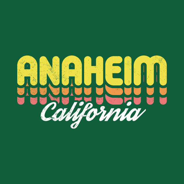 Retro Anaheim California by rojakdesigns