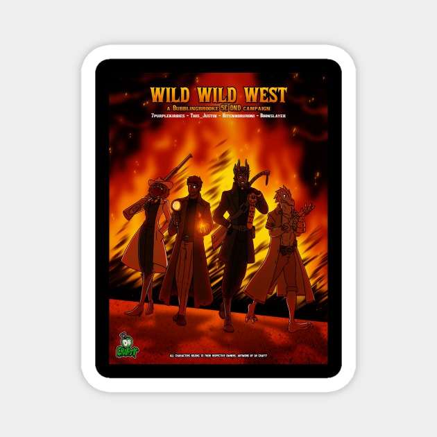 Wild Wild West Part 2 Magnet by DrCrafty