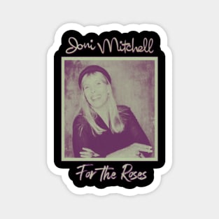 joni mitchell classic retro 80s Magnet