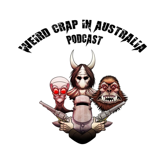 Weird Crap in Australia - Legends of Australia (Black Logo) by WeirdCrapinAus