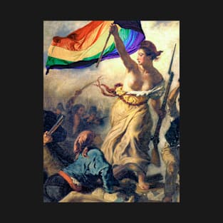 LGBT - Eugène Delacroix - Liberty Leading the People T-Shirt