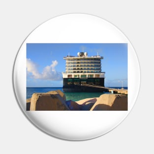 mv Koningsdam moored St. Maarten Pin