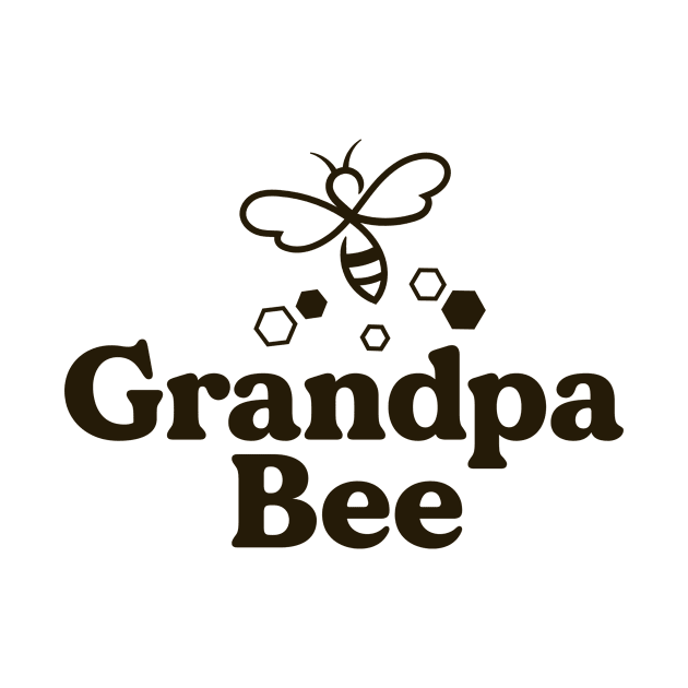 Grandpa Bee Matching Family Bumblebee Shirts Birthday by 14thFloorApparel