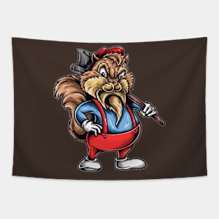 Chip Woodcutter Tapestry