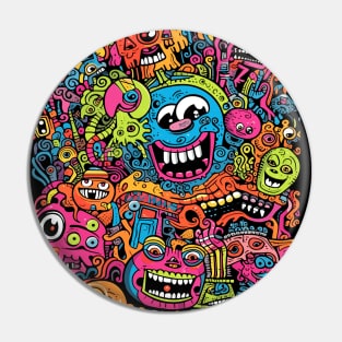 Monstrous Mash-Up Pin