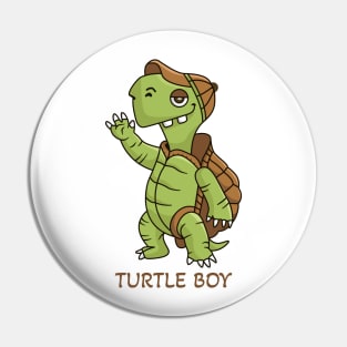 Turtle Boy Pin