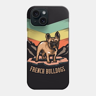 French Bulldogs | Retro design for Dog Lovers Phone Case