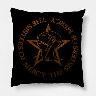 the sister of mercy vintage Pillow