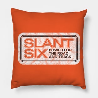 Slant Six - Power for the Road and Track Pillow
