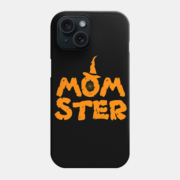 Momster Halloween Funny T-shirt Phone Case by Chichid_Clothes