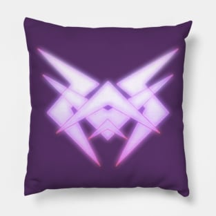 WhyVxnom Logo Purple Pillow