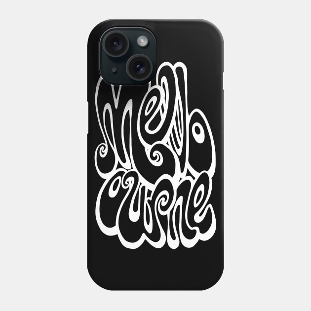 Melbourne lettering - Black and White Chalkboard Phone Case by BigNoseArt