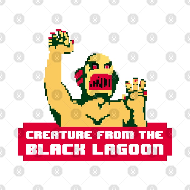 Creature from the Black Lagoon | Pixel | Fanart | Fan art by japonesvoador