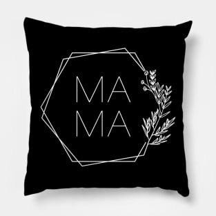 Floral Hexagon Mama - Mothers Day Pillow