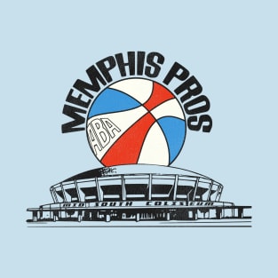 Defunct Memphis Pros Arena Basketball T-Shirt