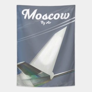 Moscow travel poster Tapestry