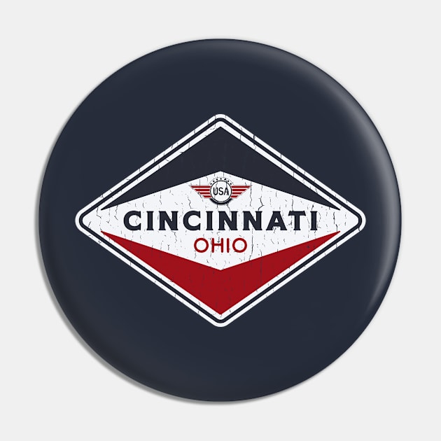 Cincinnati Ohio Badge Pin by dk08