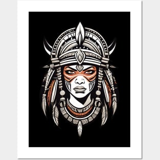 Annartshock Angry Indian Female Warrior T-Shirt
