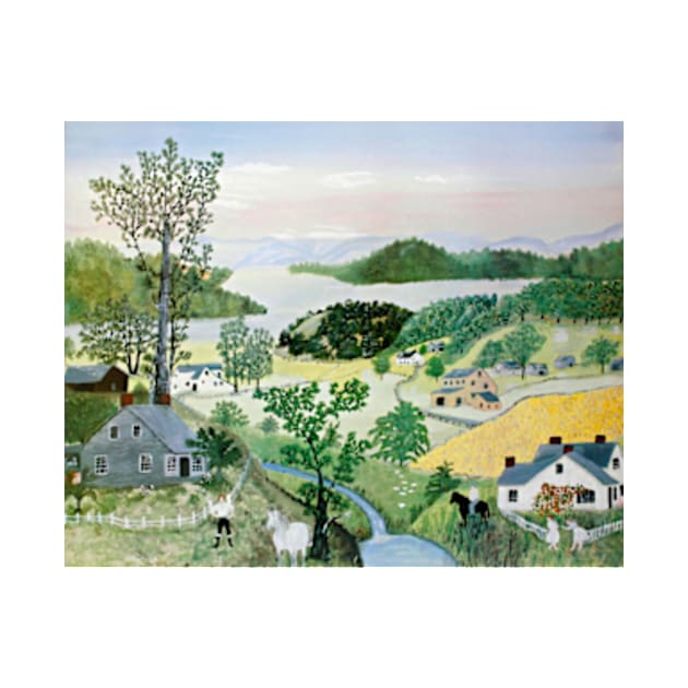 Anna Mary Robertson Grandma Moses A Beautiful World American Painter Naïve Art Primitivism by ZiggyPrint