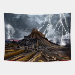 Storm mountain Tapestry