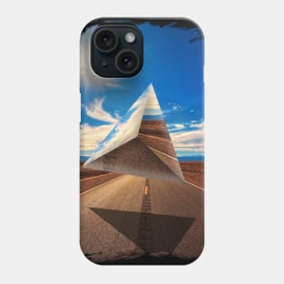 UFO in Desert Phone Case