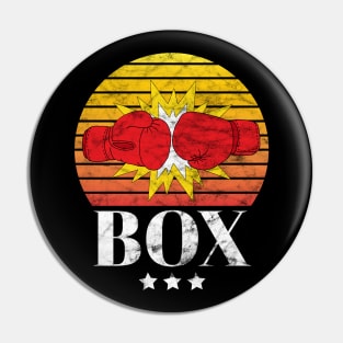 Retro Fist Bump boxing Gloves Pin