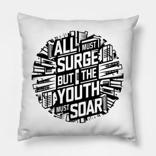 The Youth Must Soar - Baha'i Faith Pillow