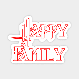Happy family Magnet