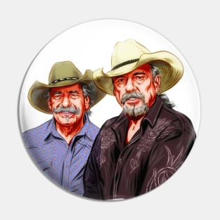 The Bellamy Brothers - An illustration by Paul Cemmick Pin