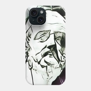 Polybius Black and White Portrait | Polybius Artwork 3 Phone Case