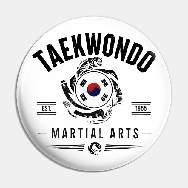 Taekwondo Art Tae Kwon Do Training Korean Martial Arts for men Pin by TopTees