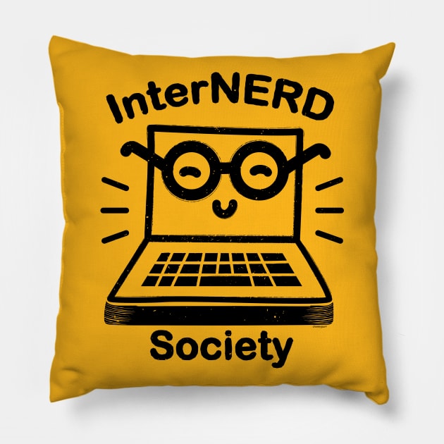 InterNERD Society Pillow by Chonkypurr