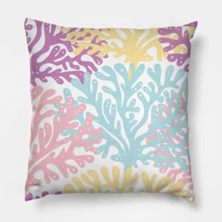 Colorful coral reef | Hand drawn Pillow