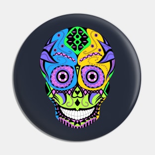 kawaii wrestling skull mask ecopop Pin