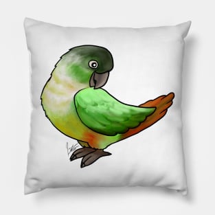 Bird - Conure - Green Cheeked Conure Pillow