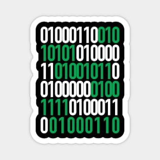 Fuck Off Binary Code Funny Gift Sarcasm Magnet