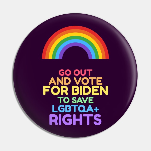 Vote For Biden Pin by For Lesbians, By Lesbians