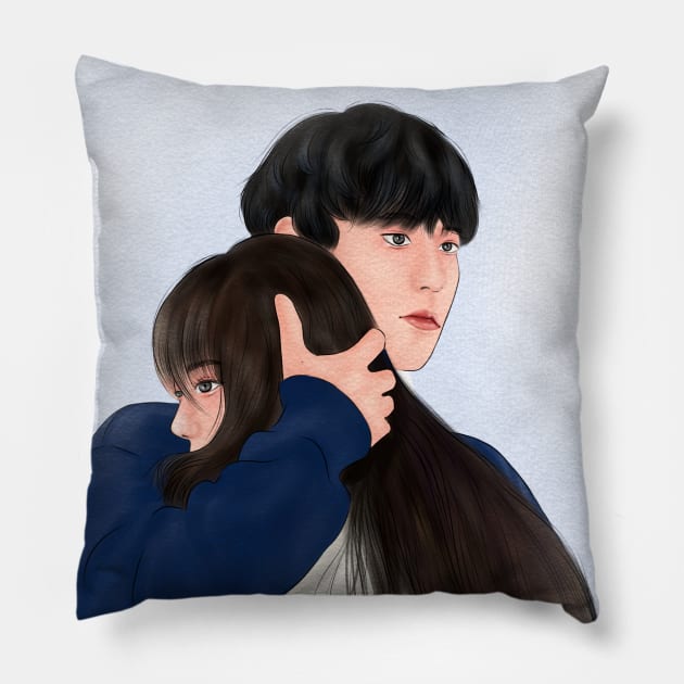 Woojin Eunjae Dr. Romantic 3 Pillow by hiihappiness