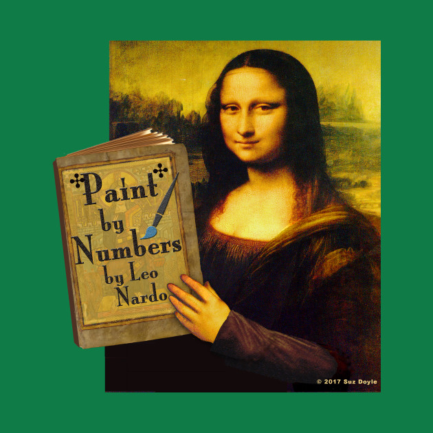 Mona Lisa Paint By Numbers Book Mona Lisa Paint Numbers Tank