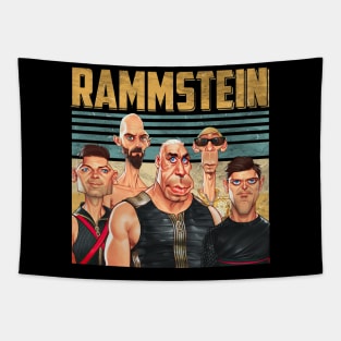 Portrait Industrial Metal Band Tapestry